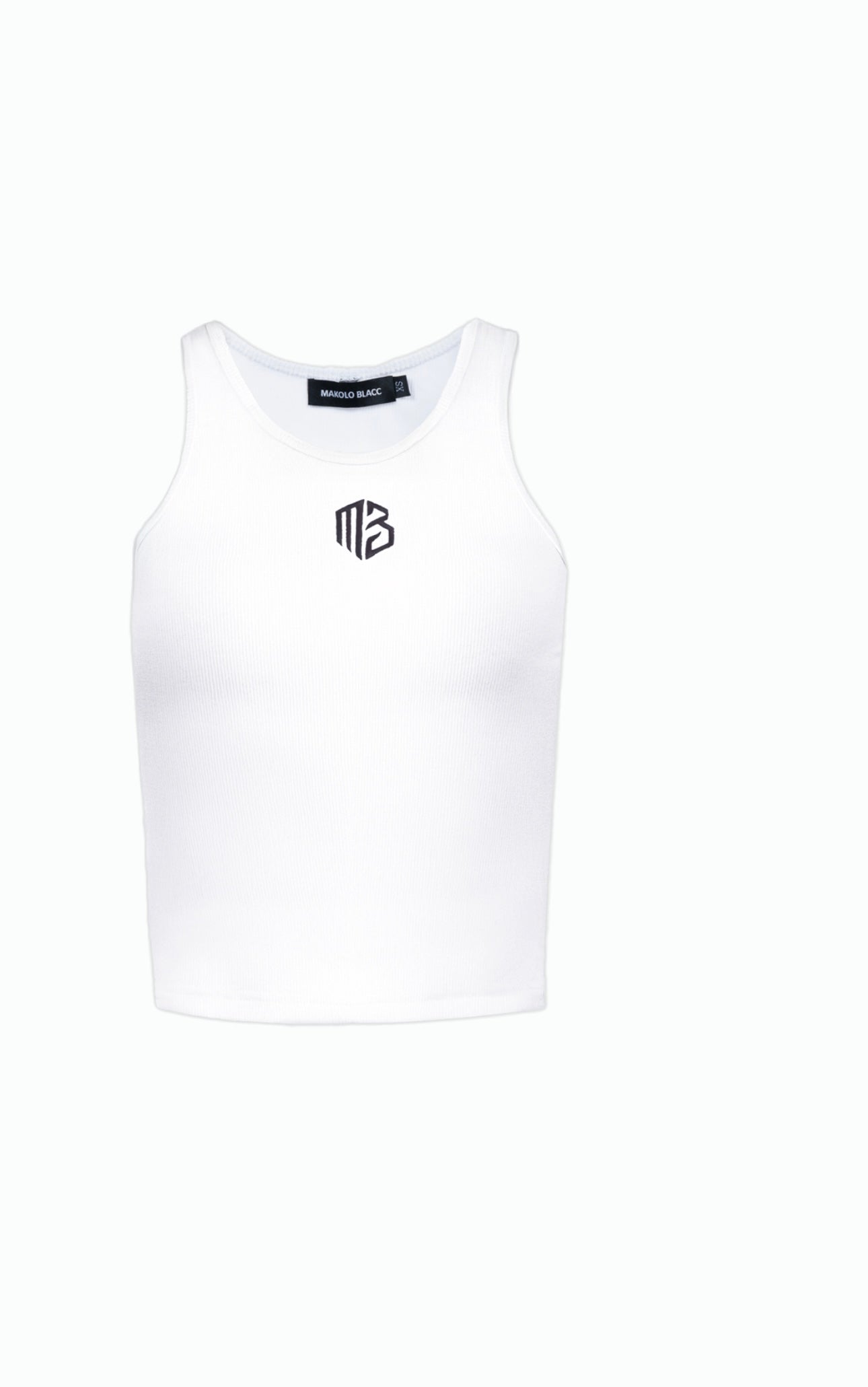 MB Logo Organic Cotton Rib Tank Top